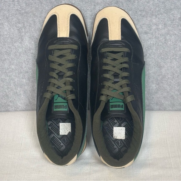 Puma Roma 70s Sneakers-Black/Psych Green-Men Size 12 - Picture 10 of 10